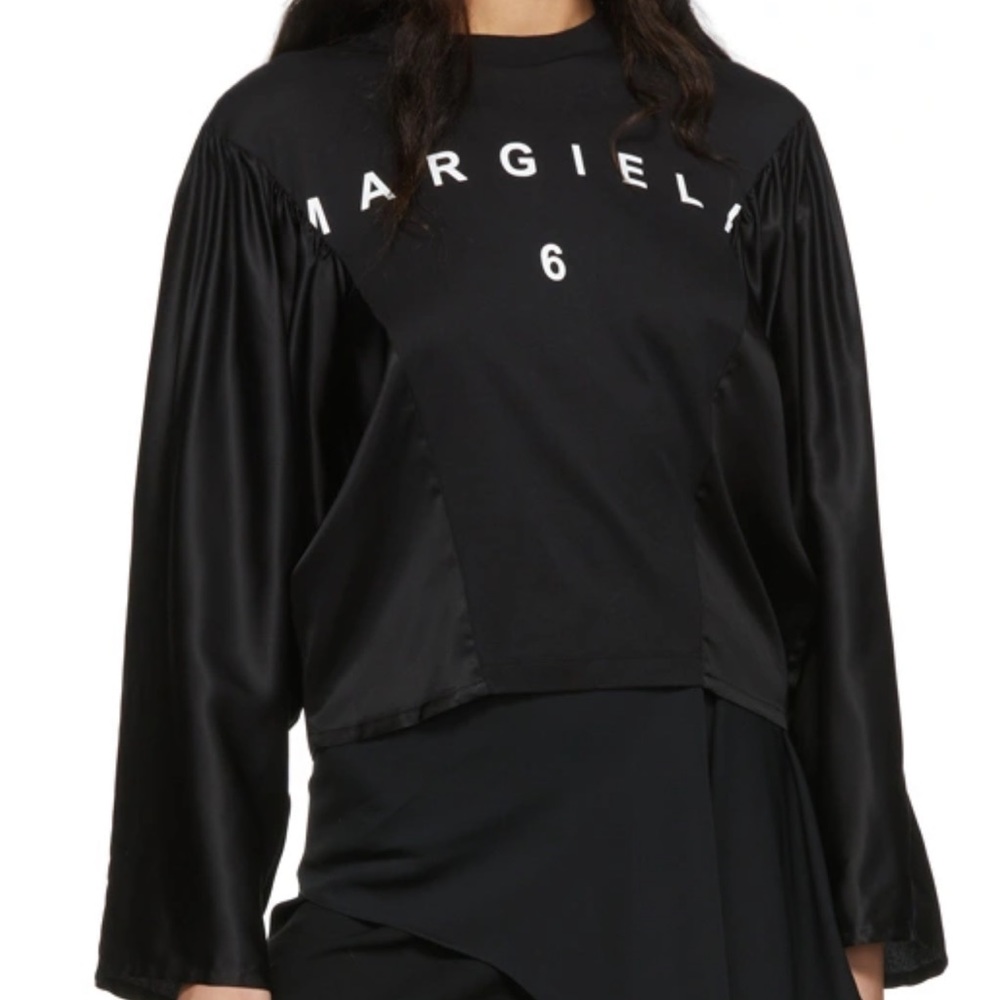 MM6 MAISON MARGIELA
Black Cotton T-Shirt